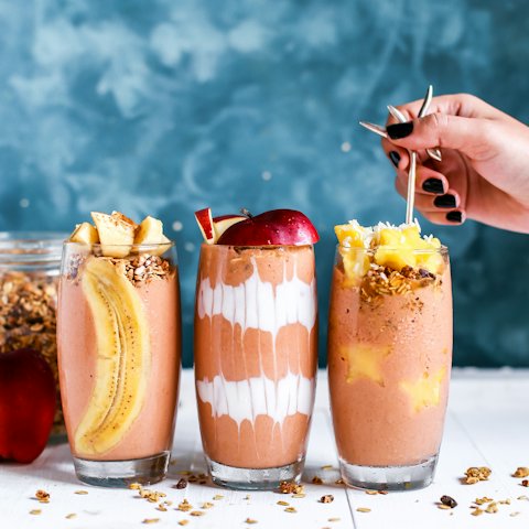 Çilekli milkshake